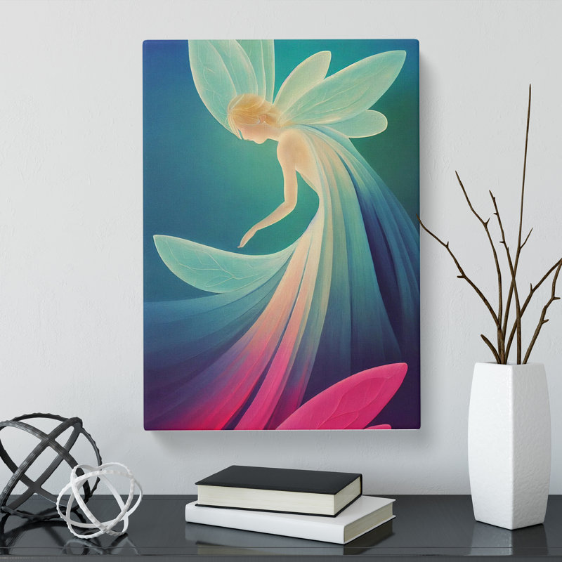 Milagro Fairy Minimalism - Wrapped Canvas Print, 50cm H x 35cm W x 3cm D