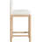 Conrad Letcher Linen Textured Fabric Counter Stool-1357421421