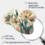 Chamond - Art mural métallique asymétrique en forme de nuage floral-109632703