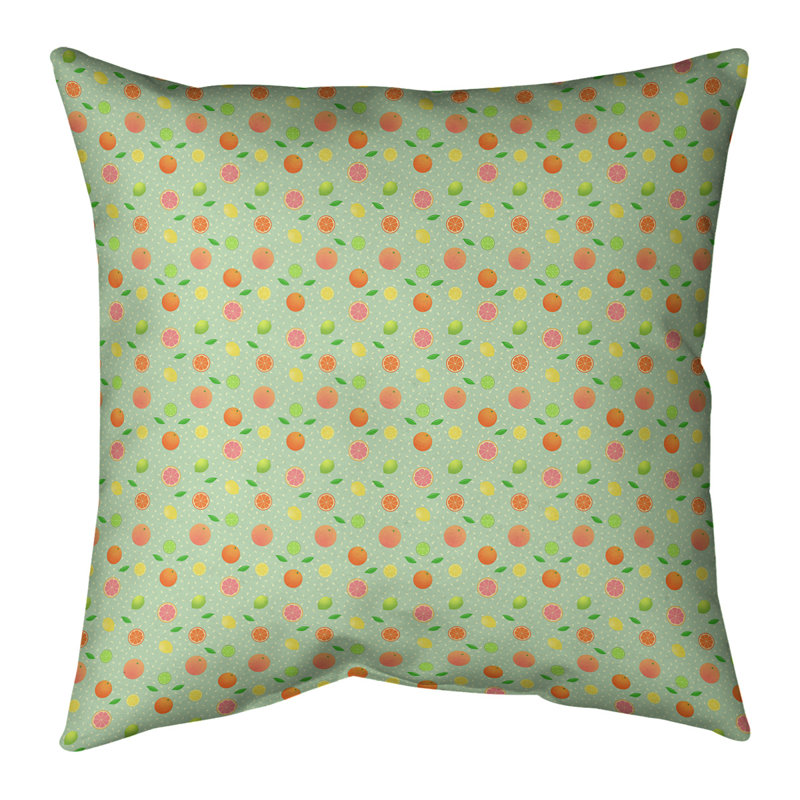 Oreiller Katelyn Elizabeth, 18 po x 18 po, Polyester / Bourre en polyester, Vert menthe