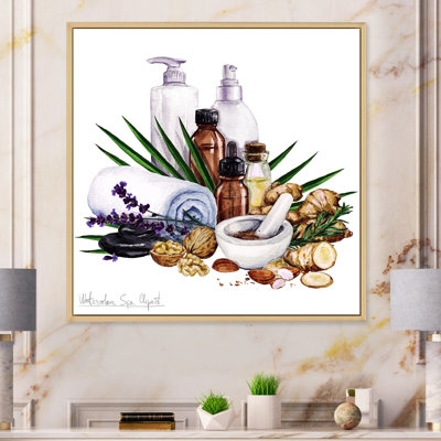 Spa and Bathroom Relax Collection - œuvre d'art moderne et contemporaine sur toile