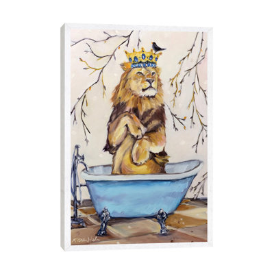 Scrub Like a Lion 1 Piece Painting on Canvas