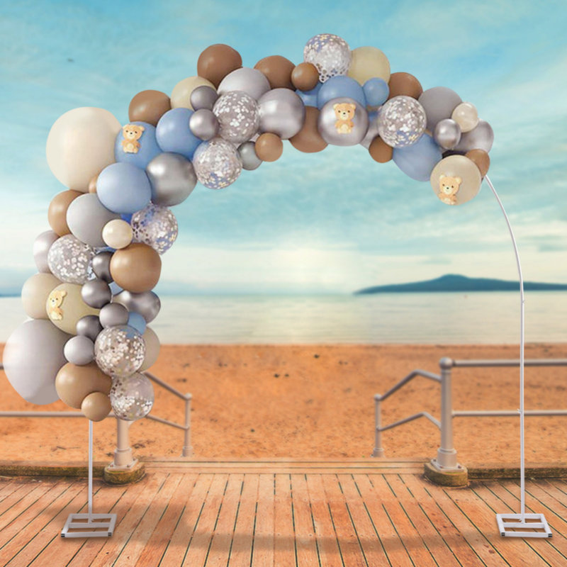7.5ft Backdrop Arch Stand, White