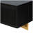 47" Floating Shelf with Drawer, Multi-Purpose Wall-Mounted Vanity Table, Mounted Desk, Floating Table for Bedroom, Bathroom, Hairdressers, Black and Golden