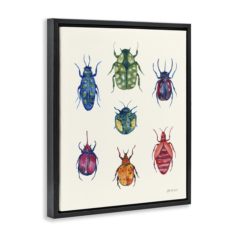  Art mural varié sur toile Floater, H 31 po x l 25 po, Cadre flottant noir de jais