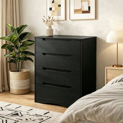 Michiaki 28.1" W 4-Drawer Dresser 