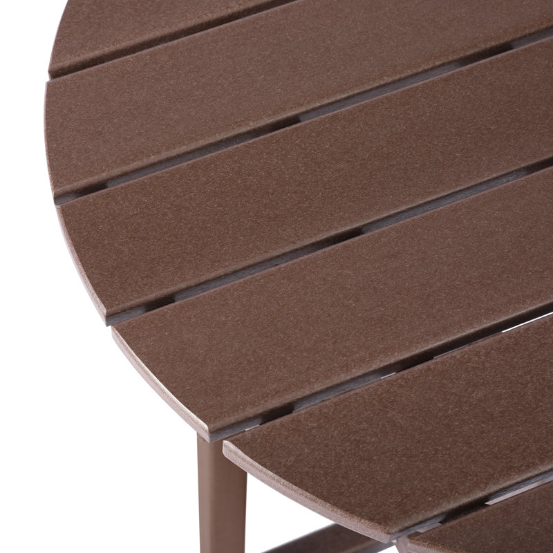 Tabouret de comptoir d'extérieur 24 po Laguna, Brun foncé