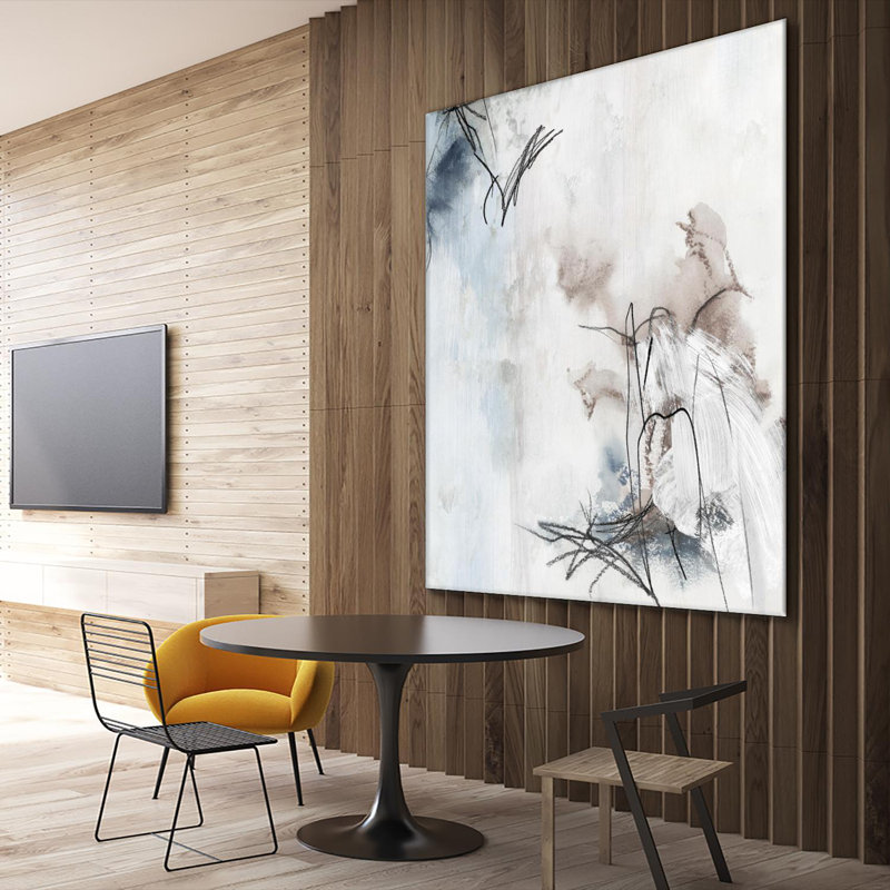 " Leda And The Swan ", 72" H x 72" W x 1.5" D