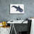 'Shark Whale 1' by Stellar Design Studio, Canvas Wall Art-1964893423