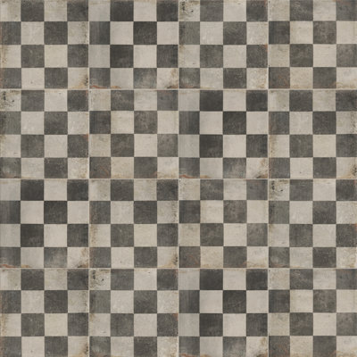D'Anticatto 9" x 9" Porcelain Vintage Wall & Floor Tile
