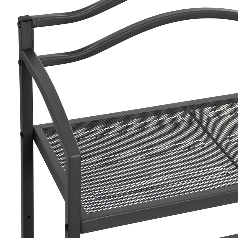 Taoussi Metal Over The Toilet Storage, Grey