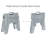 1 - Step Plastic Lightweight Folding Step Stool-1845266570