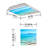 Beach Square Fixture Component Ceiling Light