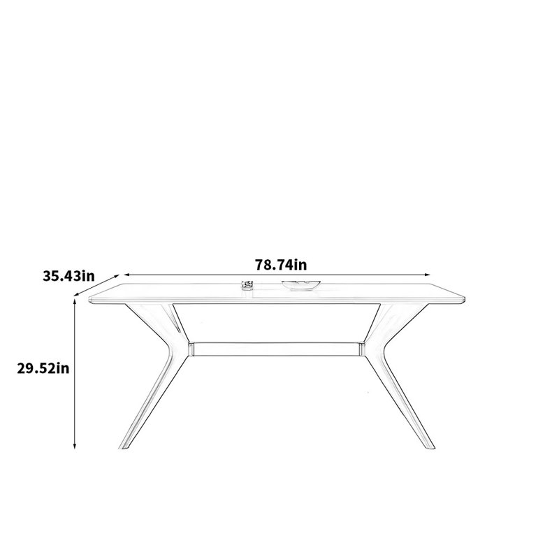 Parvinder, H 29,52 po x L 78,74 po x l 35,43 po
