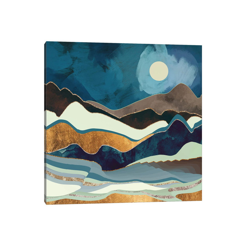 «Autumn Hills», reproduction d'impression, Aucun mat, Toile tendue, H 26 po x l 26 po x P 1,5 po