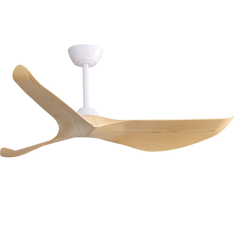 Ventilateur de plafond 3 pales 38 po Degregorio, Non, Natural