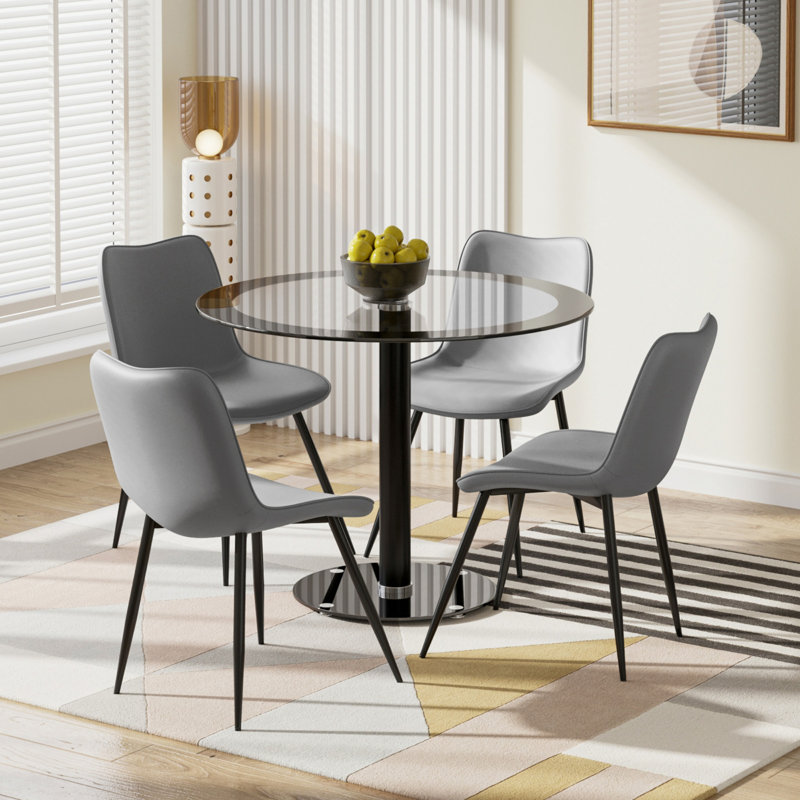 Pevensey 4 - Person Dining Set, Grey