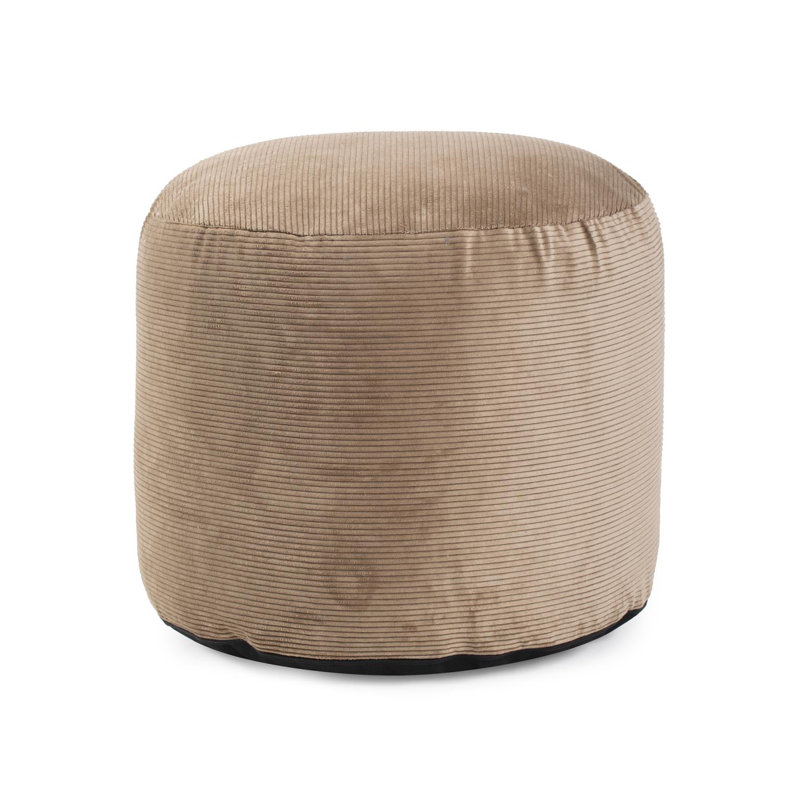 Fipps Pouf Tall Pana Sand, Brown Polyester