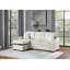 Ensemble de canapé convertible modulaire en velours côtelé réversible avec rangement pour canapé et canapé-lit 2 pièces-39312620