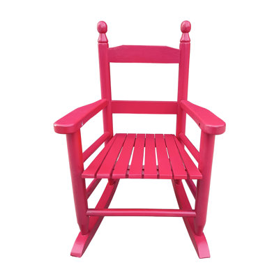 s Rocking Chair In Enticing Rose Red - For Any Indoor Or Outdoor Environment Solid Hardwood Built Back Rest And Comfort Easy Assembly Included 110 Lbs Weight Capacity Tender For Different Occasions