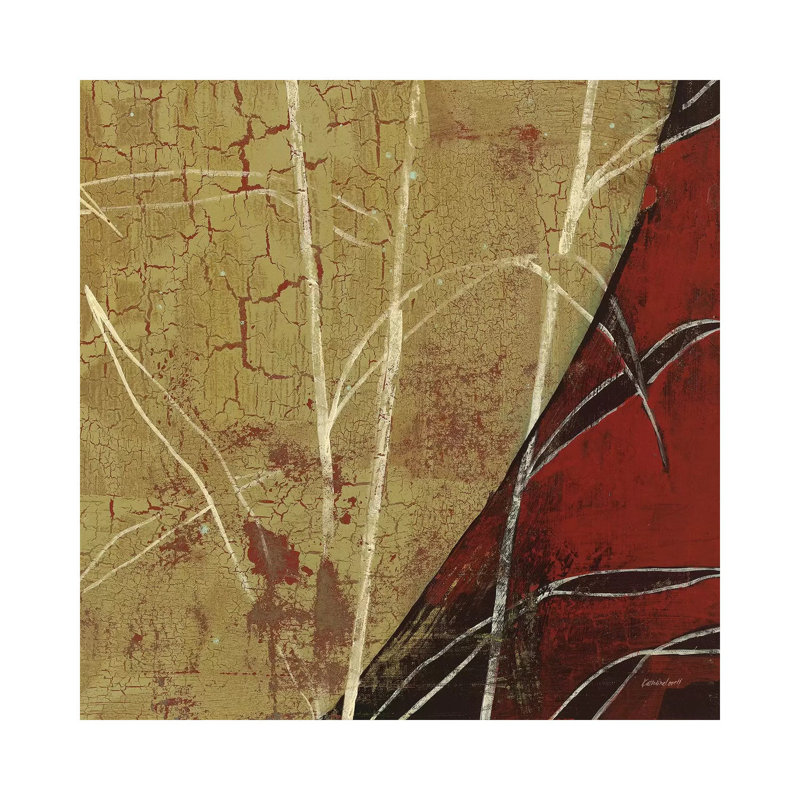 Sun Stems Tile by Kathrine Lovell - Wrapped Canvas Gallery-Wrapped Canvas Giclée, 45.72 cm H x 45.72 cm W