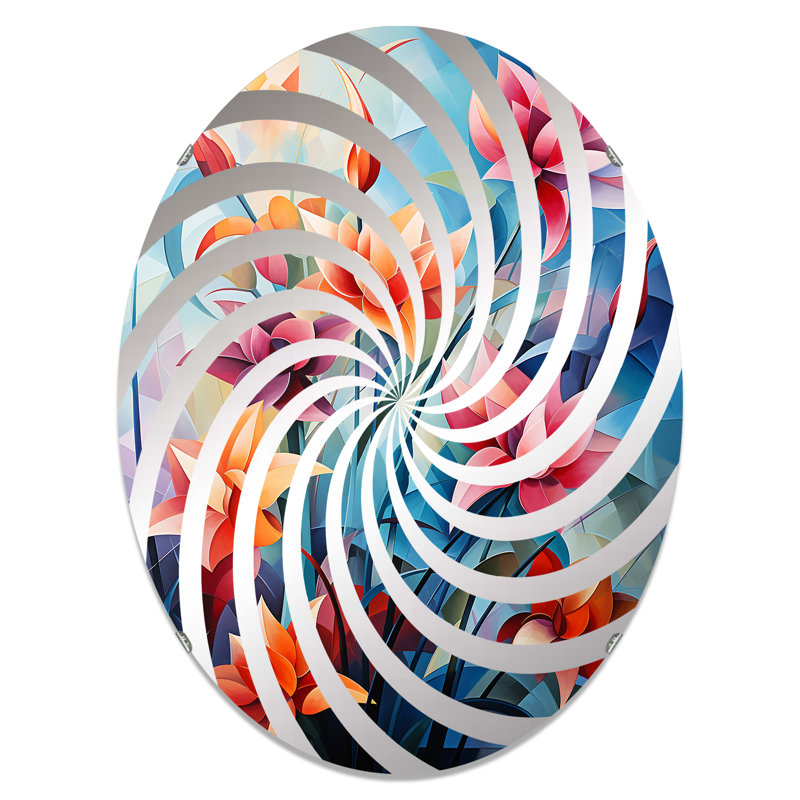 Miroir décoratif Vortex - MIR112996-Oval, L 20 po x H 30 po