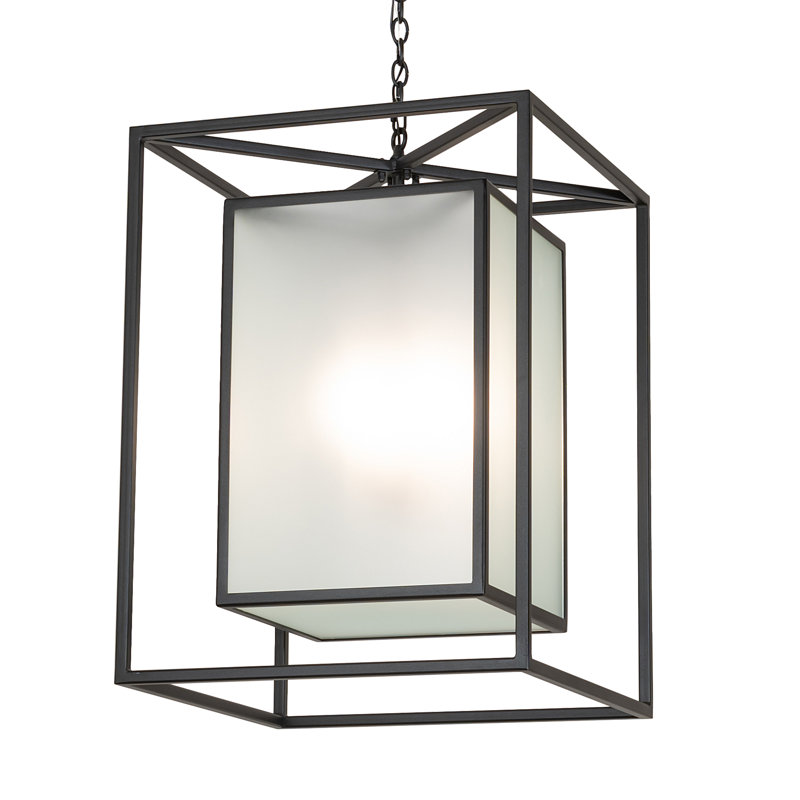 Lustre noir texturé à 4 lumières Kitzi