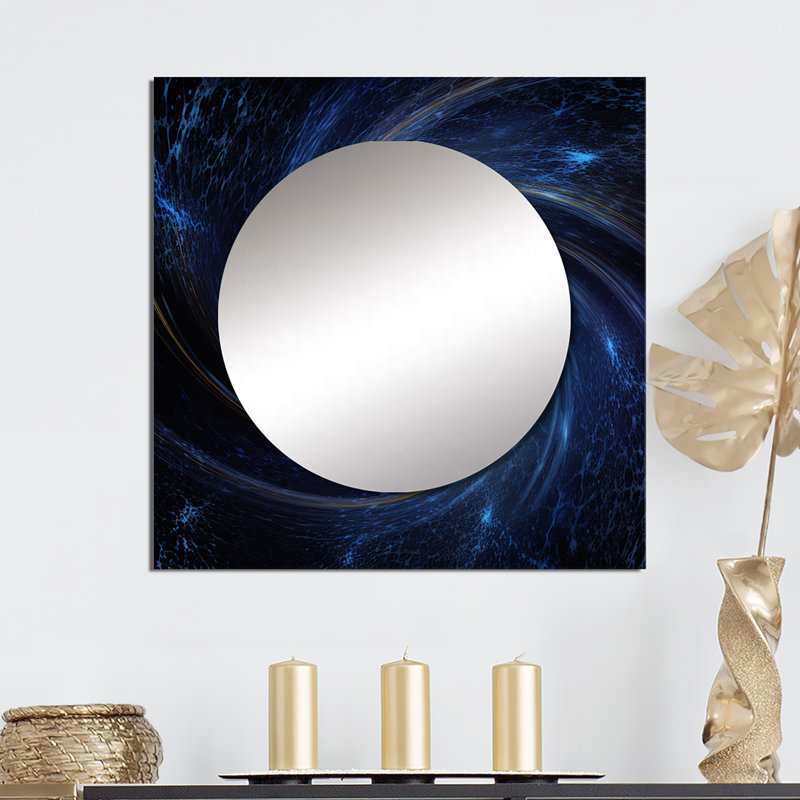 Olianna - Miroir carré pour décoration murale, 29 po x 29 po