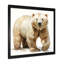 Ours blanc d'hiver II - ours 2, art mural-1269499171-1269499182