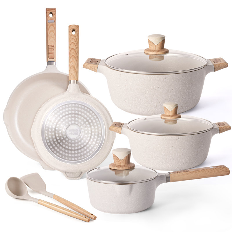 10 - Piece Non-Stick Aluminum Cookware Set