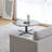Modern simple round solid wood coffee table-106630101