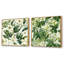 Corwen - Ensemble de 2 collages carrés floral et botanique-101861604-101861606