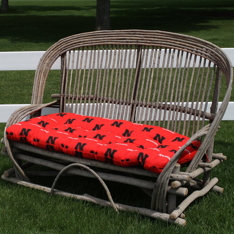 NCAA Outdoor 3'' Loveseat Cushion
