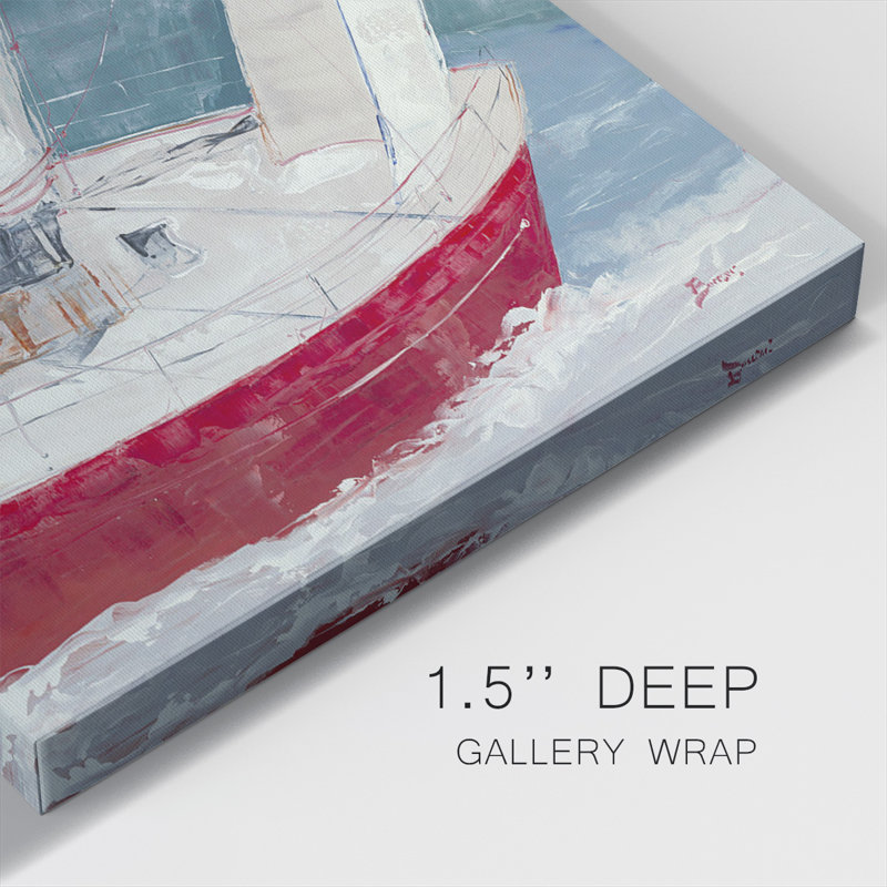«Sail to 2» - Impression sur toile tendue, H 40 po x l 40 po x P 1,5 po