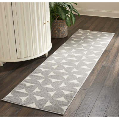 Tapis gris Cristin Eclectic Bohemian