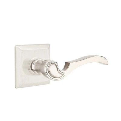 Passage Door Lever with Square Rosette