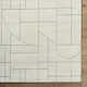 Rectangle Lorette Wool Area Rug with Non-Slip Backing
