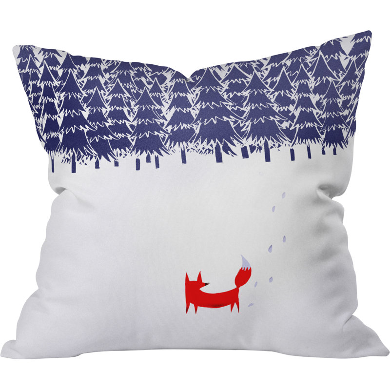 Alone In The Forest Throw Pillow, 20" x 20"