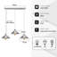 Kosaka 3 - Light Chrome Kitchen Island Pendant-876006034