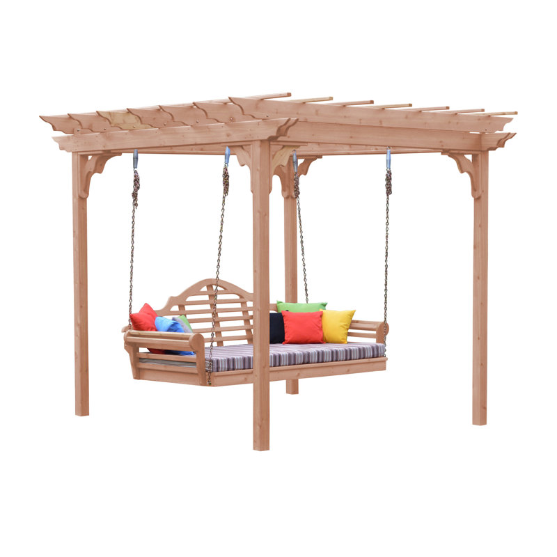 Pergola en bois massif, Sans finition, L 10 pi x P 8 pi