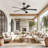 52" Ceiling Fan With Light Kit And Remote Control