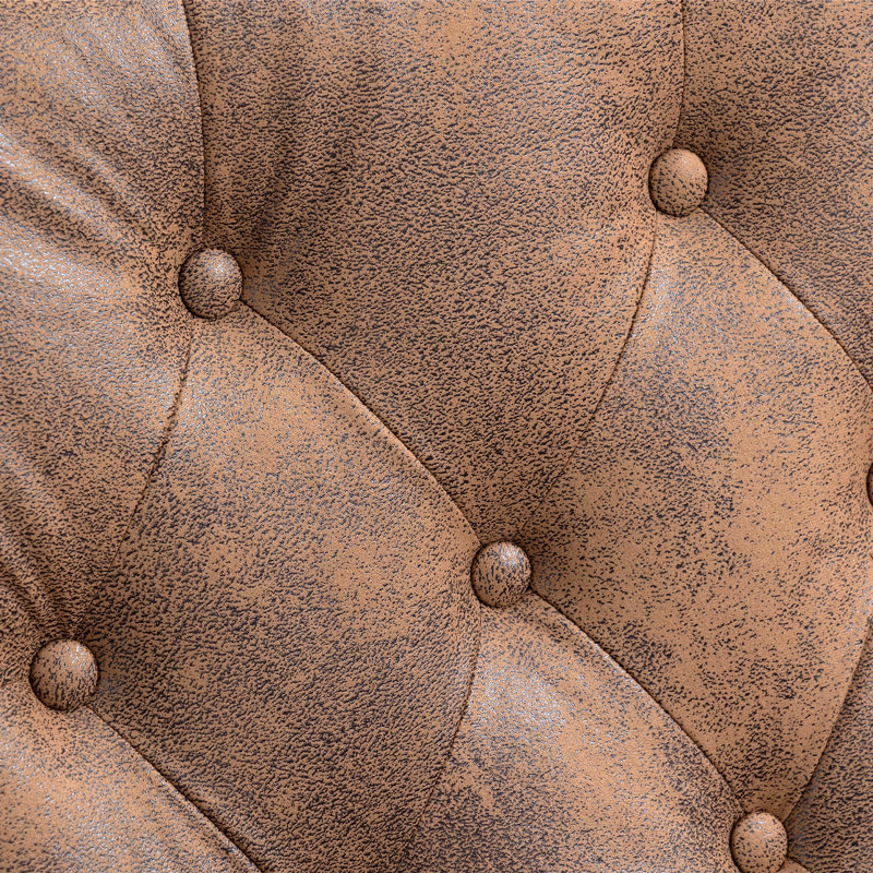 Chaise avec accoudoirs et structure en bois, Marron clair