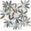 12" x 12" Sea Petal Mosaic Tile