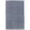 Tapis intérieur / extérieur tissé à la main indigo / blanc Herringbone