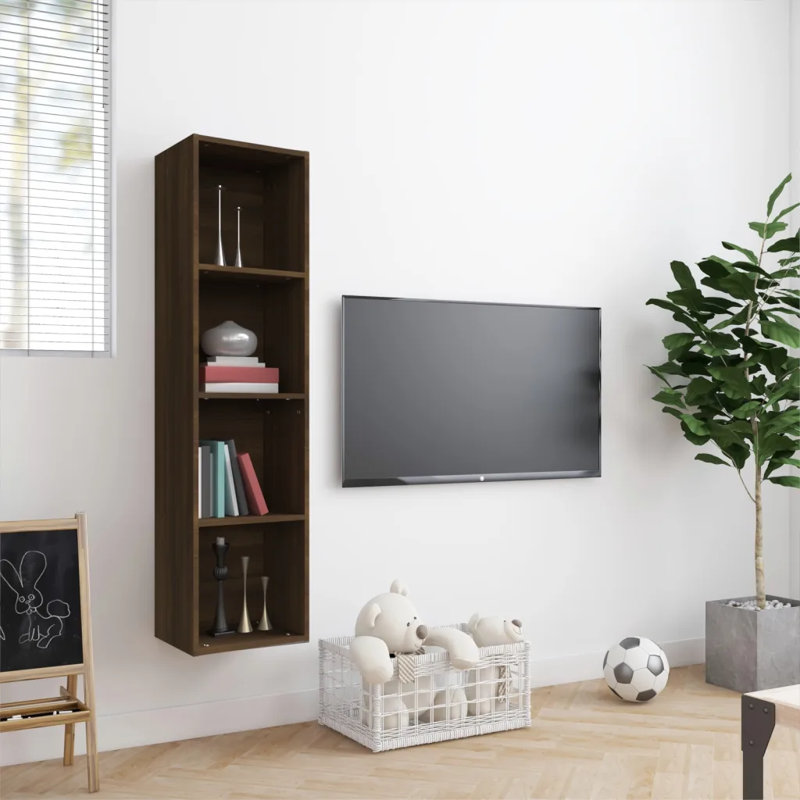 Keya Cube Bookcase, Brown