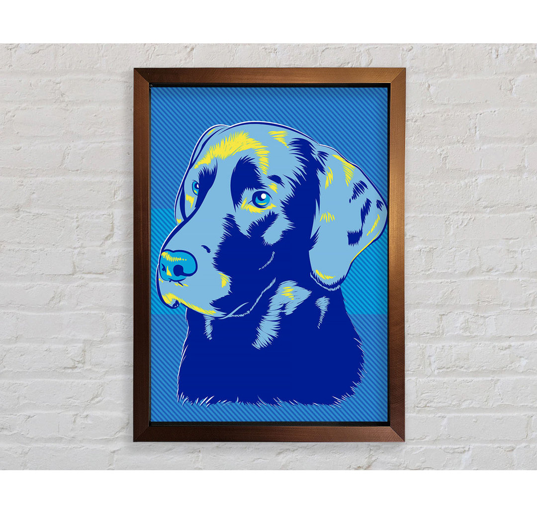 Pop Art Labrador Hund - Druck