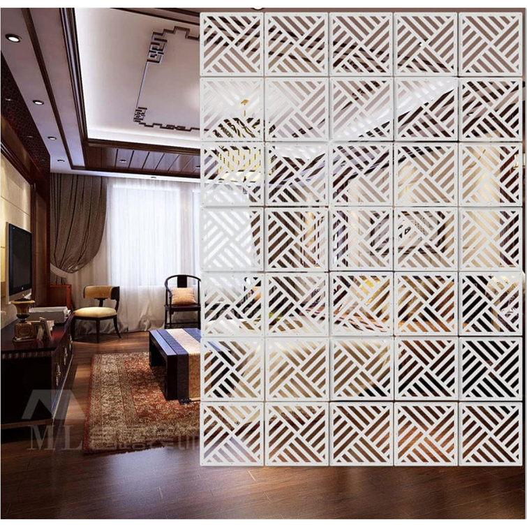 Arisai 11.4'' W x 11.4'' H 12 - Panel Hanging Room Divider