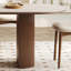 Table de style français, fusion de bois et de pierre-110063778