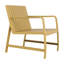 Été - Ensemble de meubles d'intérieur / extérieur 5 pièces - Canapé 3 places, 2 chaises et 2 tables basses Matériau PP imperméable - Ensemble de conversation pour patio facile à assembler (Jaune)