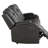 Power Reclining Sofa With Faux Leather, Adjustable Headrests, And Ambient LED Lighting For Ultimate Comfort And Style.-357436245